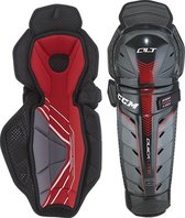 CCM Quicklite Scheenbeschermers Volwassenen  - Senior - Zwart/Rood