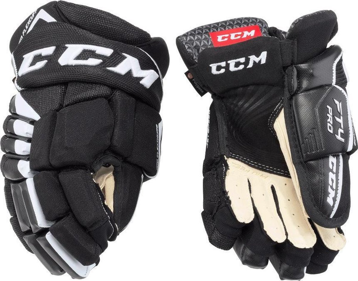 CCM - Jetspeed FT4 - Pro - IJshockeyhandschoenen - Kinderen - Zwart - Wit - 11
