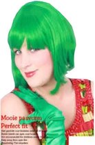 Pruik - Groen - Bobline - Trendy valley