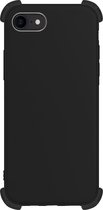 Hoes voor iPhone SE 2020 Hoesje Shock Proof Zwart - Hoes voor iPhone SE 2020 Hoesje Zwart Case Shock - Hoes voor iPhone SE 2020 Shock Proof Back Cover - Zwart