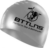BTTLNS badmuts | swim cap | siliconen badmuts unisex | Absorber 2.0 | zilver | one size