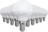 E14 LED-lamp 8W 220V G45 300 ° (10 stuks) - Warm wit licht - Overig - Pack de 10 - Wit Chaud 2300k - 3500k - SILUMEN