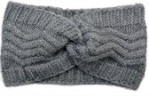 Juleeze Haarband Dames 21x10 cm Grijs Synthetisch Haarbanden Vrouwen Headband Hairband