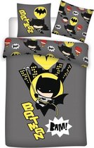 dekbedovertrek Batman junior 140 x 200 cm polyester