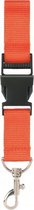 keycord Safety-Break 53 x 2,5 cm polyester oranje