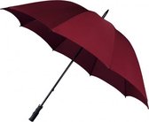 golfparaplu Windproof handopening 130 cm bordeaux