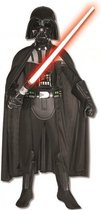 Star Wars zwarte Darth Vader verkleedkostuum jongens maat 116