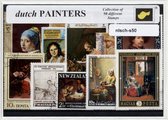 Dutch painters – Luxe postzegel pakket (A6 formaat) : collectie van 50 verschillende postzegels van Nederlandse schilders en schilderijen – kan als ansichtkaart in een A6 envelop -