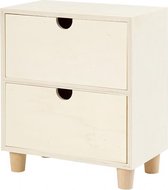 ladenkast triplex-hout 23 x 20 cm blank per stuk