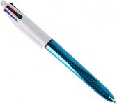 pen Shine 4 Colours 1 mm 15 x 1,5 cm lichtblauw