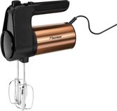 Bol.com Bestron Power handmixer elektrische handmixer met 2 gardes en 2 deeghaken 6 snelheidsstanden 400 watt kleur: koper aanbieding