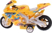 racemotor Champion 15 cm geel