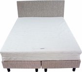 Bedworld Boxspring 160x210 - Medium - Seudine - Zilvergrijs (ONC84)