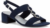 Marco Tozzi Dames Sandaaltje 2-2-28200-26 805 blauw F-breedte Maat: 40 EU