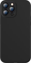 Baseus Liquid Apple iPhone 13 Pro Hoesje Siliconen Zwart