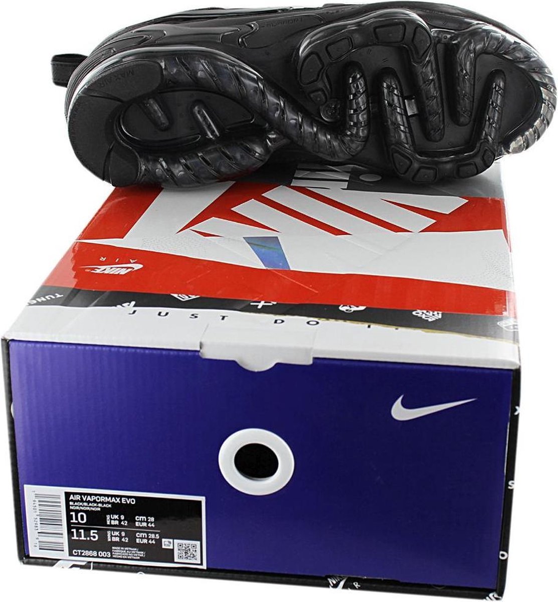 Nike Air VaporMax EVO - Triple Black - Baskets pour femmes hommes  Chaussures de sport... | bol