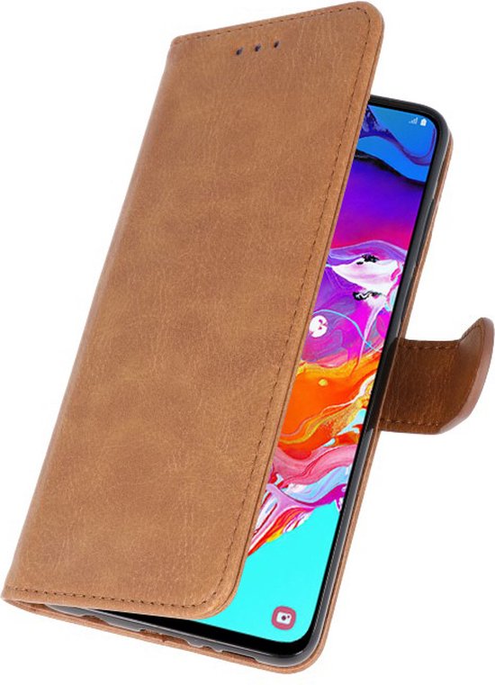 BAOHU Book Case Phone Case Samsung Galaxy A11 - Marron