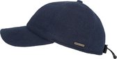 Hatland - Baseball cap voor heren - Lenox - Blauw - maat L/XL (60CM)