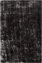 Hoogpolig glanzend vloerkleed Glossy- Grafiet - 80x150 cm