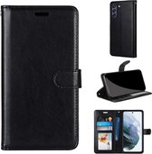 Portemonnee Book Case Hoesje Geschikt voor: Samsung Galaxy S21 FE zwart