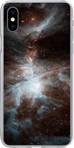 Geschikt voor iPhone Xs Max hoesje - Galaxy - Planeet - Sterren - Siliconen Telefoonhoesje