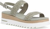 Marco Tozzi Dames Sandaaltje 2-2-28742-36 765 khaki F-breedte Maat: 38 EU