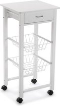 Keukentrolley Metaal Hout MDF (36 x 81 x 39 cm)