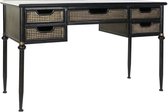 Bureau DKD Home Decor Zwart Koper Metaal (122 x 50 x 76 cm)