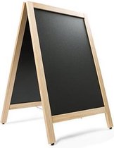 Krijtstoepbord Maple dennen hout 55 x 85 cm