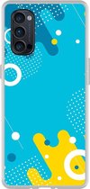 Smartphonebooster Telefoonhoesje - Back Cover - Geschikt Voor Oppo Reno 4 Pro 5G - Blue En Blue