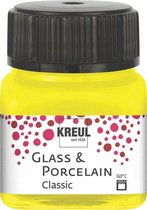 Glasverf - Porseleinverf - Kanariegeel - Classic - Glazuur look - Kreul - 20 ml