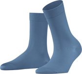 FALKE Cotton Touch Damessok 47673 - Blauw 6845 dusty blue Dames - 39-42