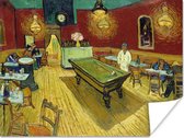 Poster Het nachtcafé - Vincent van Gogh - 40x30 cm