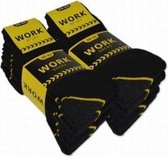 Workman - Werksokken heren - 10-paar - Maat 43-46 - Zwart