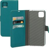 Mobiparts Saffiano Boekhoesje/Bookcase - Magneetsluiting - Samsung Galaxy A22 5G (2021) Turquoise