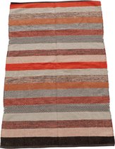 Dulaire Vloerkleed/Carpet Gestreept Modern Bruin/Rood 180 x 120 cm