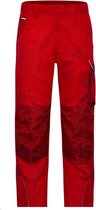 James & Nicholson Solid werkbroek JN878 - Rood - 50