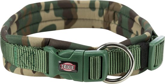 TRIXIE | Trixie Premium Halsband Hond Neopreen Camouflage Groen