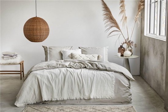 Walra Dekbedovertrek Timeless Chic - 135x200 - 100% BCI Katoen - Zand van Walra — afbeelding 5