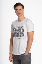 Brooklyn Intwiel Fiets Ecru | wit T-shirt Skarten | Wielrennen | Koers | Grappig | Cadeau - Maat S