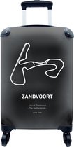 MuchoWow® Koffer - Formule 1 - Zandvoort - Circuit - Past binnen 55x40x20 cm en 55x35x25 cm - Handbagage - Trolley - Cabin Size - Print
