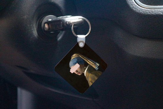 Porte-clés - Boucle d'oreille fille à la perle - Vermeer - Art - Plastique