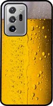 ADEL Siliconen Back Cover Softcase Hoesje Geschikt voor Samsung Galaxy Note 20 Ultra - Pils Bier