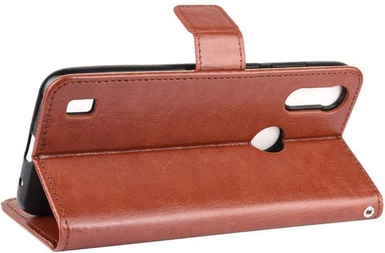 Motorola Moto E7i Power - Bookcase Marron - Etui portefeuille