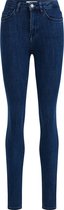 WE Fashion Dames high rise skinny jeans met stretch