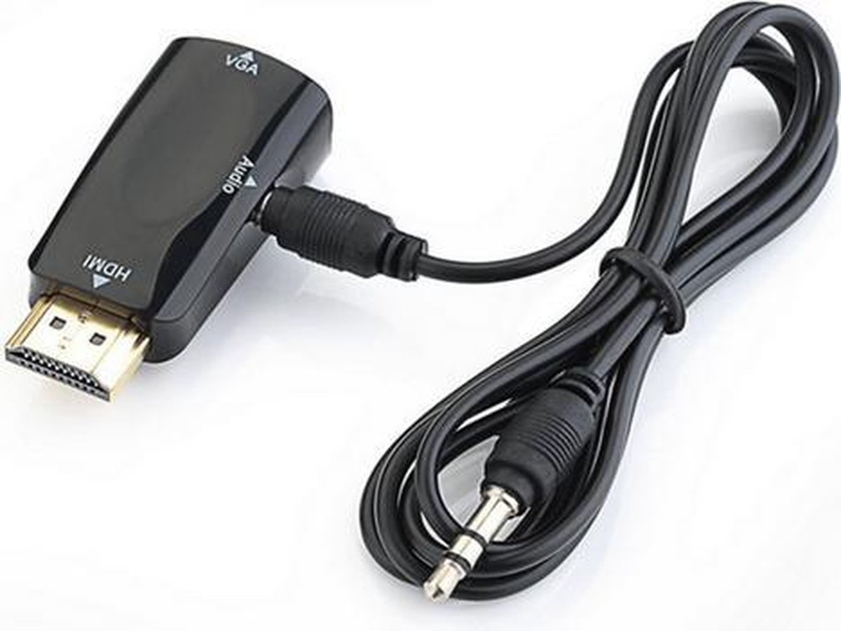 HDMIin naar VGAout adapter met audio uitvoer Jack 3.5mm HDMI 1.3 / HaverCo