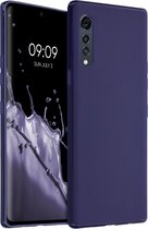 kwmobile telefoonhoesje voor LG Velvet - Hoesje voor smartphone - Back cover in deep ocean