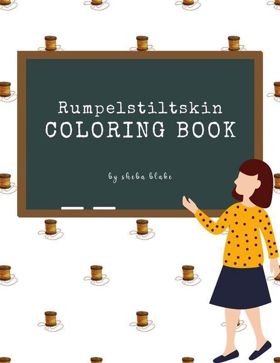 Rumpelstiltskin Coloring Book for Kids Ages 3+ (Printable Ve ... - cover