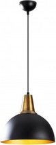 Moderne hanglamp | Zwart Goud | E27 | 30 cm | Brossard
