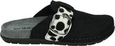 Rohde 6190 - Volwassenen Dames pantoffelsPopulaire damesschoenen Pantoffel - Kleur: Zwart - Maat: 37